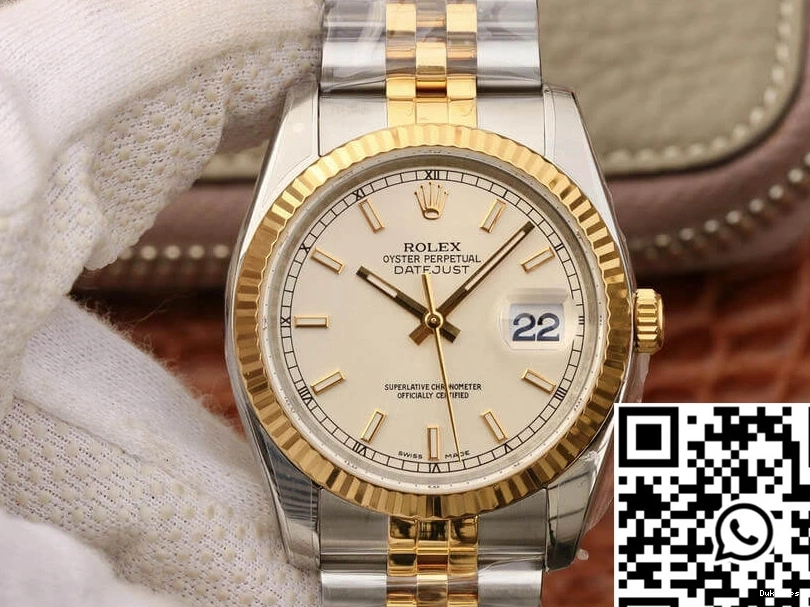 Rolex Datejust AR 36MM 116233 Gold Yellow Factory 0104